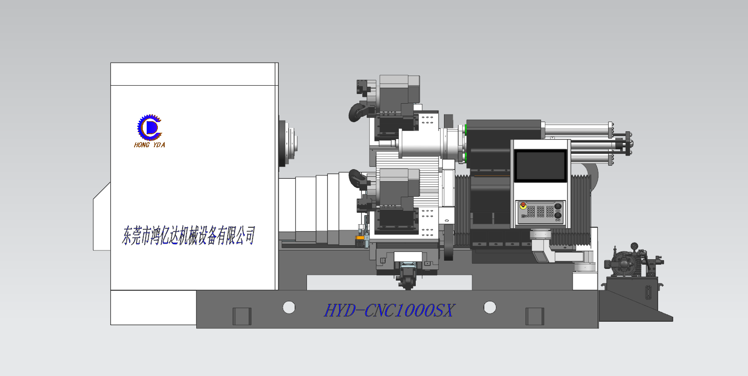 HYD-CNC1000雙輪旋壓設(shè)備